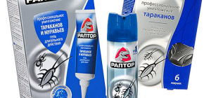 Sredstva iz ščurkov Raptor: aerosol, past ali gel. Kaj je boljše?