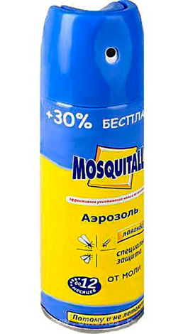 Aerosol iz molja Mosquitall (komar)