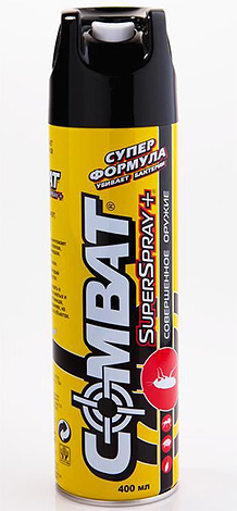 Combat Superspray se uporablja tudi proti hroščem