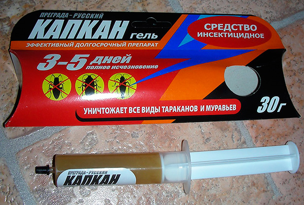 Gel iz ščurkov Kapkan Production LLC Victoria Agro.