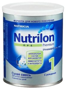 Lait formule NUTRILON PRE