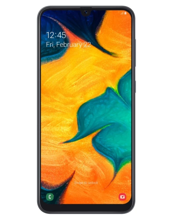 Samsung Galaxy A30 64 Go avec 2 caméras