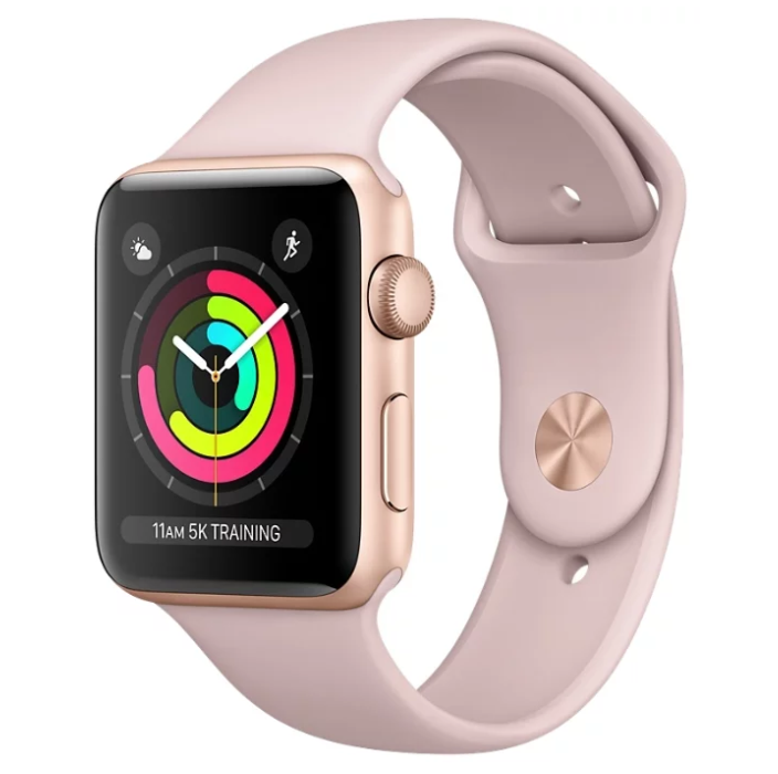  Apple Watch Series 3 boîtier en aluminium de 42 mm avec bracelet sport 2018