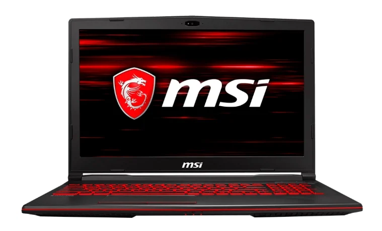 MSI GL63 8RC (Intel Core i5 8300H 2300 MHz / 15.6" / 1920x1080 / 8GB / 1000GB HDD / DVD no / NVIDIA GeForce GTX 1050 / Wi-Fi / Bluetooth / DOS) pour les jeux