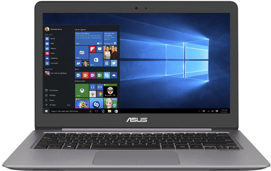 ASUS ZenBook UX310UA avec la meilleure matrice