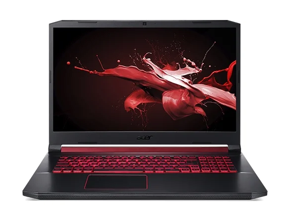 jeux Acer Nitro 5 (AN517-51-78F3) (Intel Core i7 9750H 2600 MHz / 17.3" / 1920x1080 / 8GB / 1256GB HDD + SSD / DVD no / NVIDIA GeForce GTX 1660 Ti 6GB / Wi-Fi / Bluetooth / Windows 10 Home)