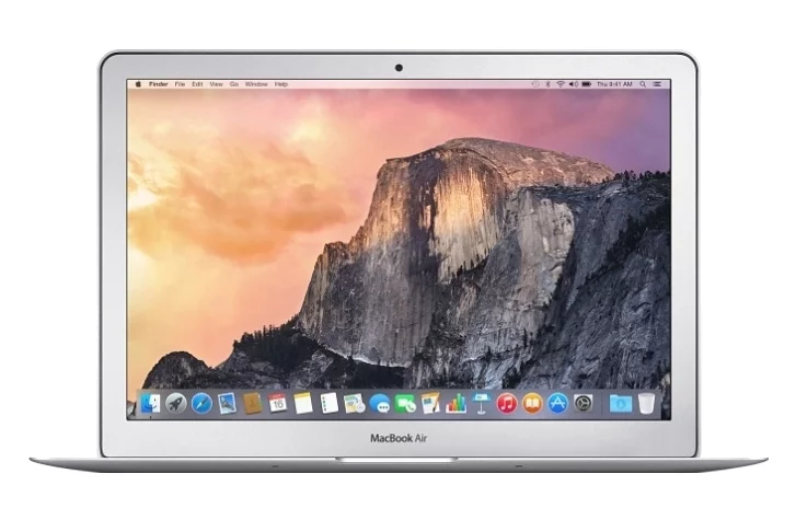 ultrabook Apple MacBook Air 13 mi-2017 (Intel Core i5 1800 MHz / 13,3" / 1440x900 / 8 Go / 128 Go SSD / DVD non / Intel HD Graphics 6000 / Wi-Fi / Bluetooth / MacOS X)