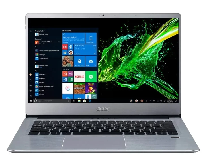 Acer SWIFT 3 (SF314-58-59PL) (Intel Core i5 10210U 1600 MHz / 14" / 1920x1080 / 8 Go / 512 Go SSD / DVD no / Intel UHD Graphics / Wi-Fi / Bluetooth / système d'exploitation sans fin) avec matrice