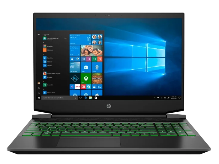 Modèle de jeu HP Pavilion 15-ec0002ur (AMD Ryzen 7 3750U 2300 MHz / 15,6" / 1920x1080 / 16 Go / 512 Go SSD / Sans DVD / NVIDIA GeForce GTX 1660 Ti 6 Go / Wi-Fi / Bluetooth / Windows 10 Famille)