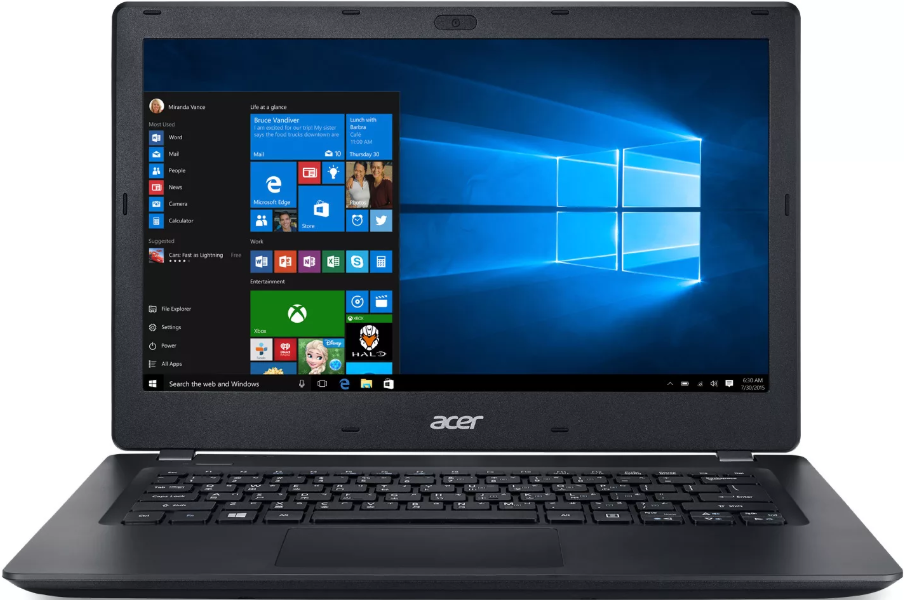 Acer TravelMate P2 P259-MG-57PG (Intel Core i5 6200U 2300 MHz / 15.6" / 1366x768 / 8Gb / 2000Gb HDD / DVD no / NVIDIA GeForce 940MX / Wi-Fi / Bluetooth / Windows 10 Home) jusqu'à 50