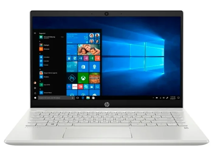 HP PAVILION 14-ce3007ur (Intel Core i3 1005G1 1200 MHz / 14" / 1920x1080 / 4 Go / 256 Go SSD / DVD non / Intel UHD Graphics / Wi-Fi / Bluetooth / Windows 10 Home) jusqu'à 40000