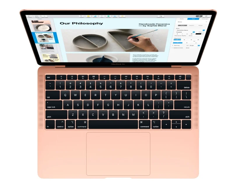 Modèle Apple MacBook Air 13 avec écran Retina fin 2018