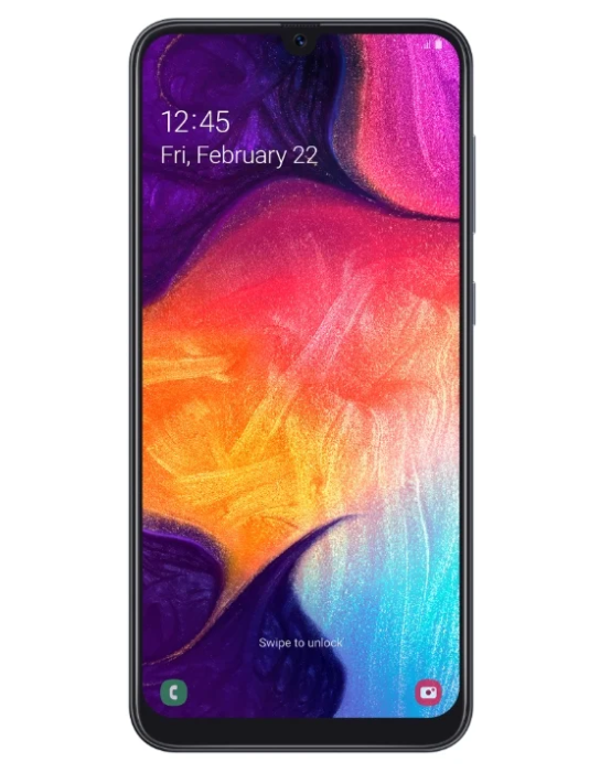 Samsung Galaxy A50 64 Go avec 3 caméras