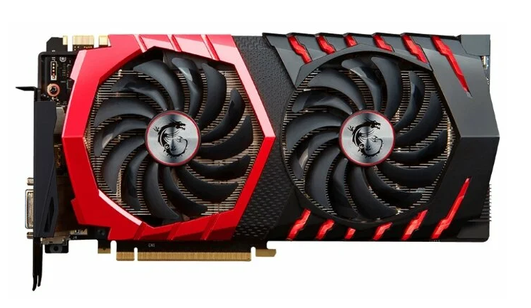 MSI GeForce GTX 1070 1607 MHz PCI-E 3.0 8192 Mo 8108 MHz 256 bits DVI HDMI HDCP GAMING X