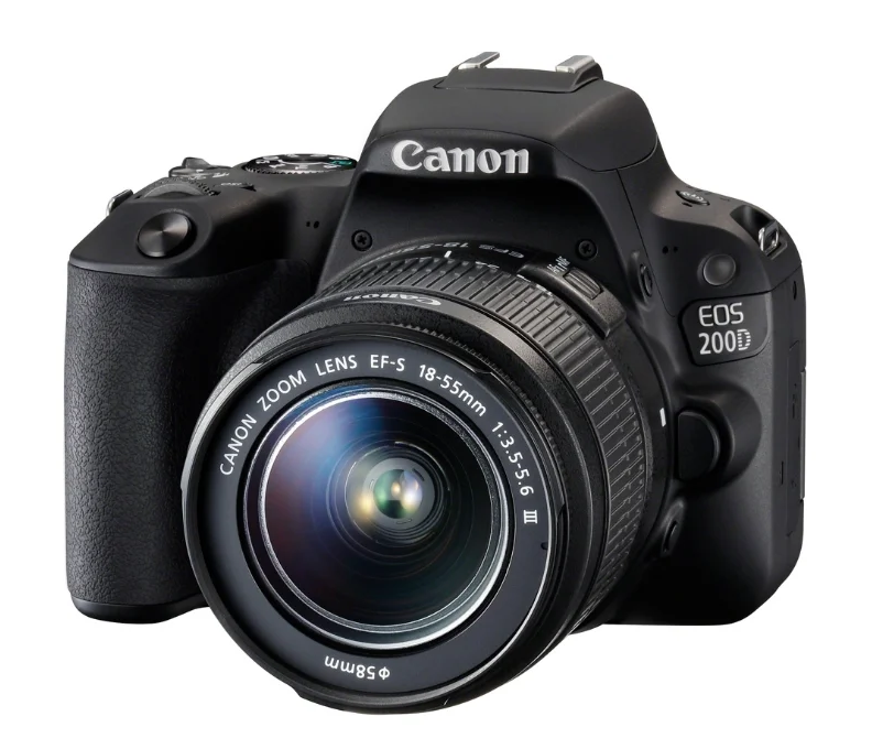 Appareil photo reflex numérique Canon EOS 200D Kit avec écran rotatif