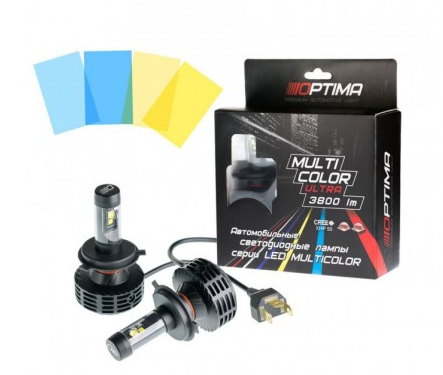 Optima Multi Color Ultra H4 3800 LM 9-32V