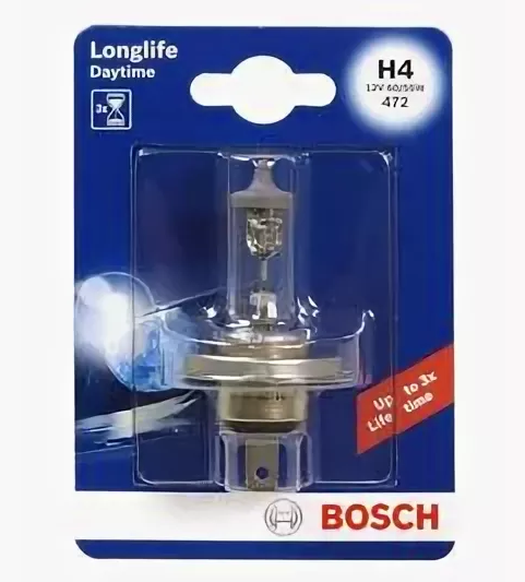 BOSCH H4 LONGLIFE DAYTIME