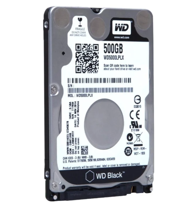 Western Digital WD Black 500 Go (WD5000LPLX)