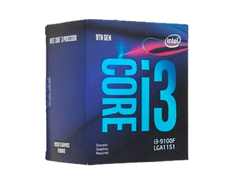 Modèle d'Intel Core i3-9100F Coffee Lake (3600 MHz, LGA1151 v2, L3 6144 Ko)