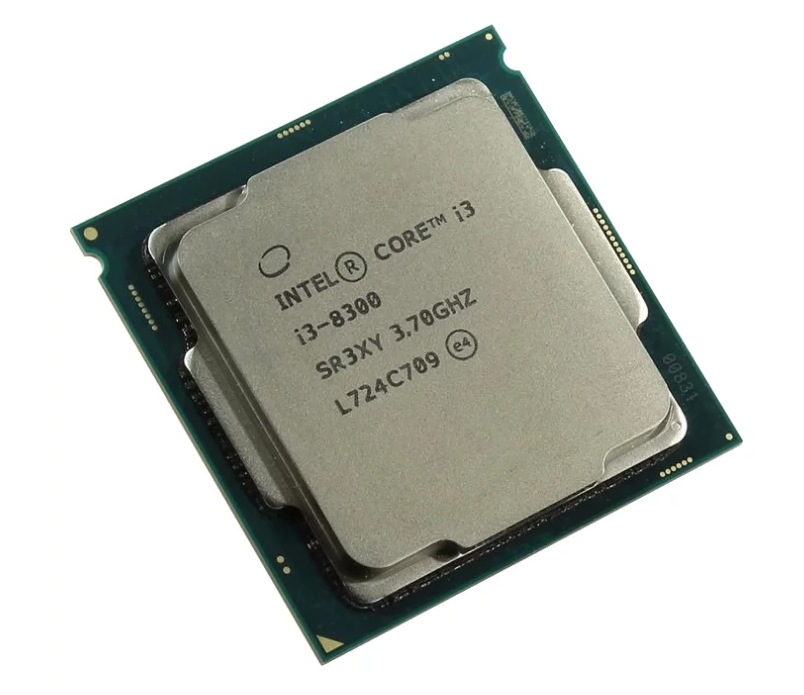 Modèle d'Intel Core i3-8300 Coffee Lake (3700 MHz, LGA1151 v2, L3 8192 Ko)