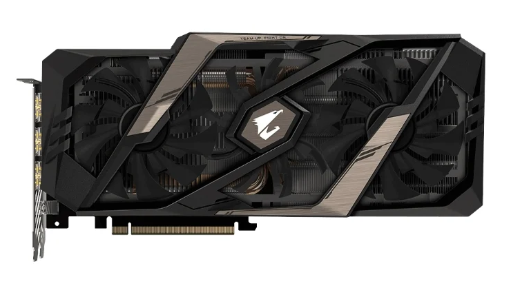 Jeu GIGABYTE GeForce RTX 2080 1890 MHz PCI-E 3.0 8192 Mo 14140 MHz 256 bits 3xHDMI HDCP AORUS XTREME