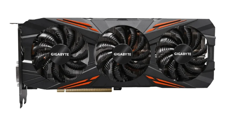 Modèle de GIGABYTE GeForce GTX 1080 1721MHz PCI-E 3.0 8192MB 10010MHz 256 bits DVI HDMI HDCP