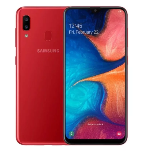 Samsung Galaxy A20 sous 20