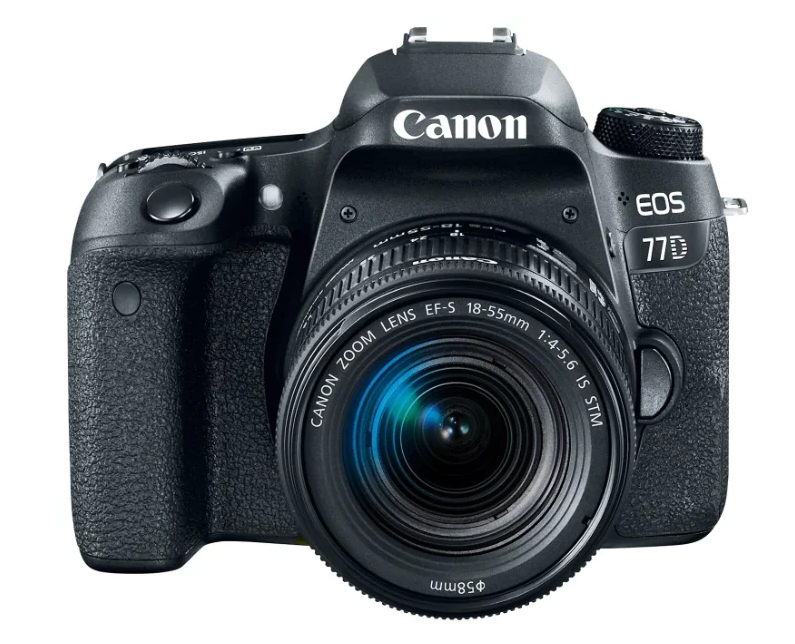 Appareil photo reflex numérique Canon EOS 77D Kit pour les débutants