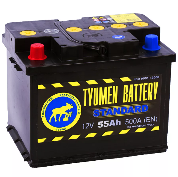 TYUMEN BATTERY STANDARD 55 Ah pour l'hiver