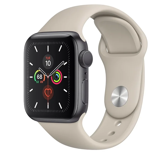 Boîtier en aluminium de 44 mm pour Apple Watch Series 5 GPS avec bracelet sport avec NSF