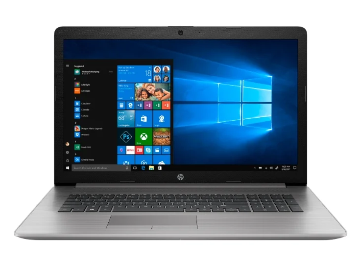 HP 470 G7 (9HP78EA) (Intel Core i5 10210U 1600 MHz / 17.3" / 1920x1080 / 8 Go / 1256 Go HDD + SSD / DVD no / AMD Radeon 530 2 Go / Wi-Fi / Bluetooth / Windows 10 Pro) jusqu'à 60